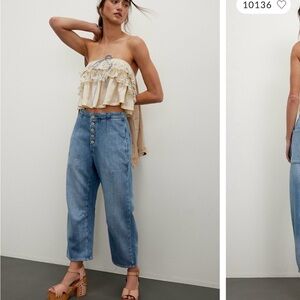 We The Free High Rise Blue Jeans Timeless Fit